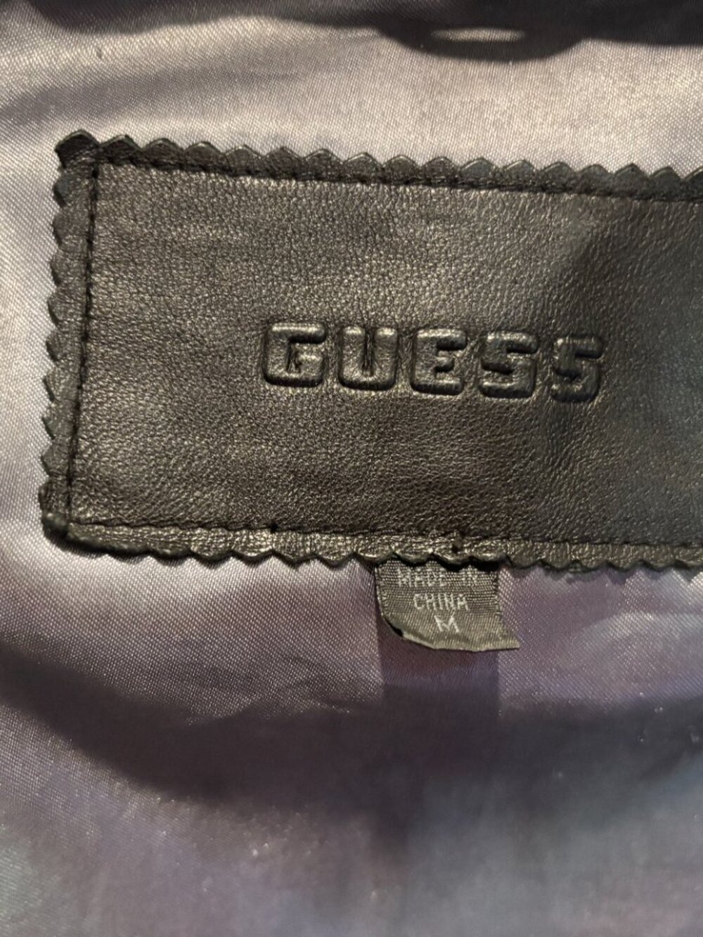 Guess Classic Genuine Leather Jacket - Picture 4 of 4